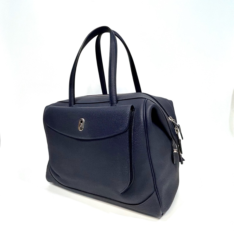 HERMES深藍醫生包銀扣35cm-2