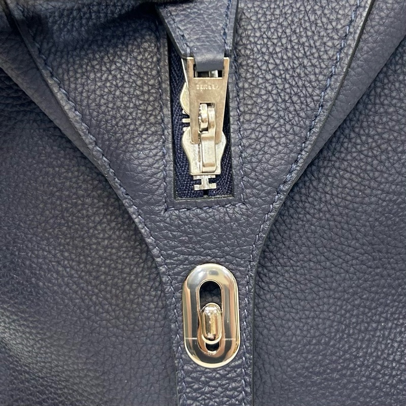 HERMES深藍醫生包銀扣35cm-9