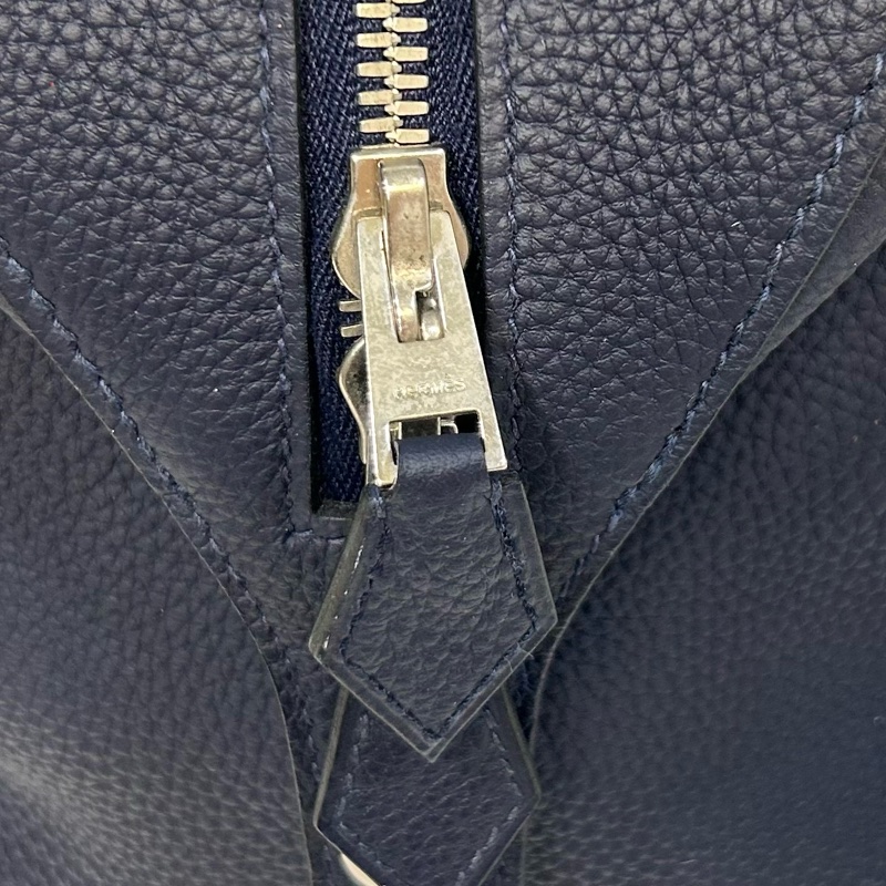 HERMES深藍醫生包銀扣35cm-13