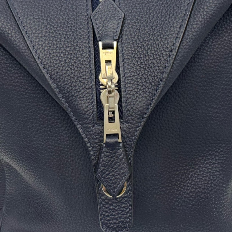 HERMES深藍醫生包銀扣35cm-14