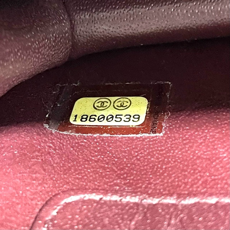 CHANEL mini WOC 黑金-10