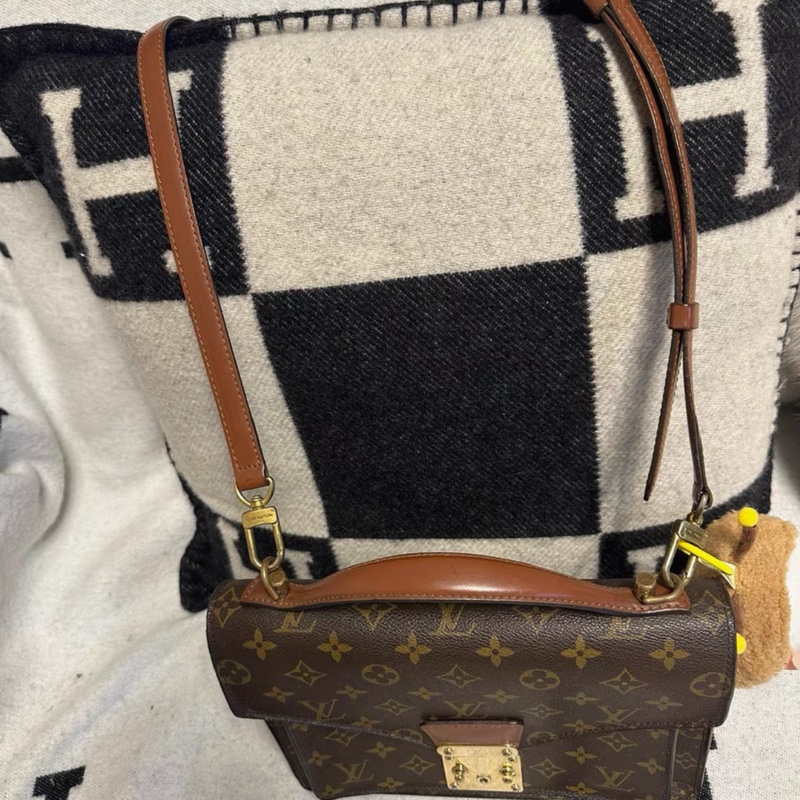 LOUIS VUITTON  Monogram Monceau 28 手提肩背包-2