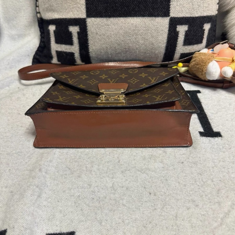 LOUIS VUITTON  Monogram Monceau 28 手提肩背包-6