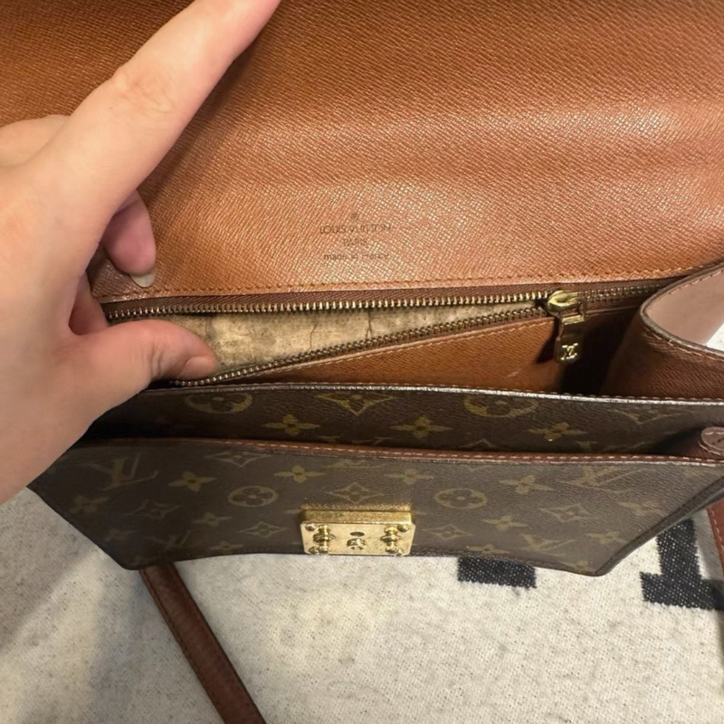 LOUIS VUITTON  Monogram Monceau 28 手提肩背包-7