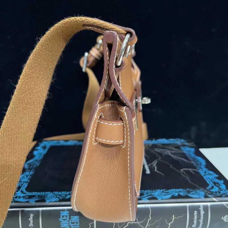Hermes 愛馬仕 Jypsiere 吉普賽 mini 金棕色  B刻（23年產）銀扣-3