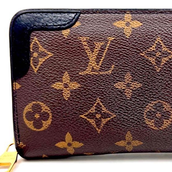 🌷Louis Vuitton 皮革拼接長夾錢包皮夾|經典花紋✦fufu style 精品✦ 氣質款|-5