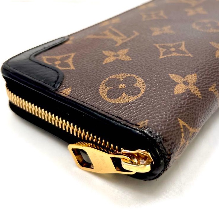 🌷Louis Vuitton 皮革拼接長夾錢包皮夾|經典花紋✦fufu style 精品✦ 氣質款|-11