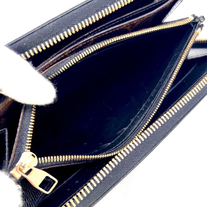 🌷Louis Vuitton 皮革拼接長夾錢包皮夾|經典花紋✦fufu style 精品✦ 氣質款|-21