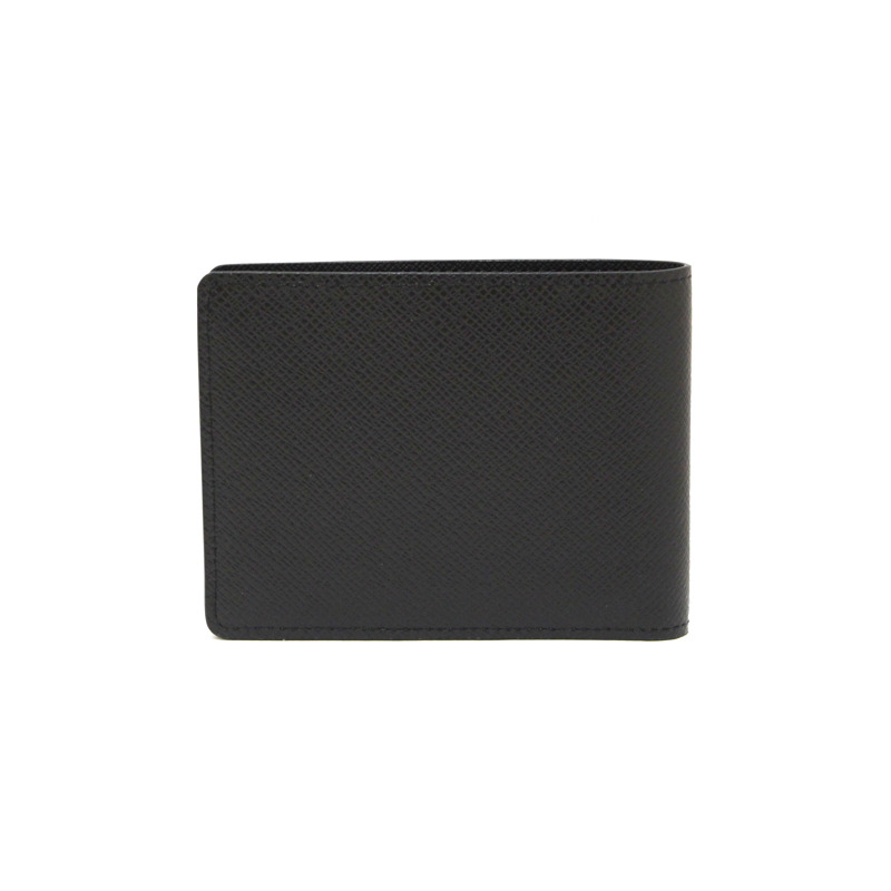 Louis Vuitton Men's Black Taiga Leather Multiple Bifold Wallet-2