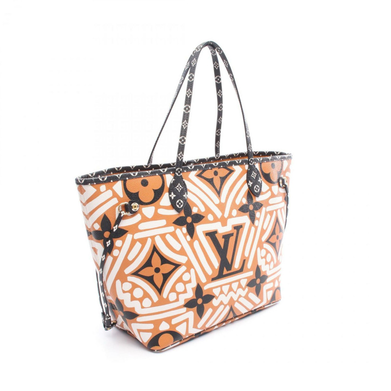 路易威登 Neverfull MM 手提包，塗佈帆布 Monogram Giant 圖案，女士款，棕色多色，M56584-1