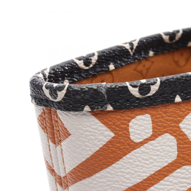 路易威登 Neverfull MM 手提包，塗佈帆布 Monogram Giant 圖案，女士款，棕色多色，M56584-7