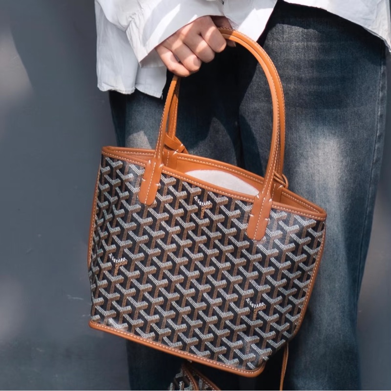 誰能拒絕🤩99新🆕Goyard經典老花mini托特包手提包-3