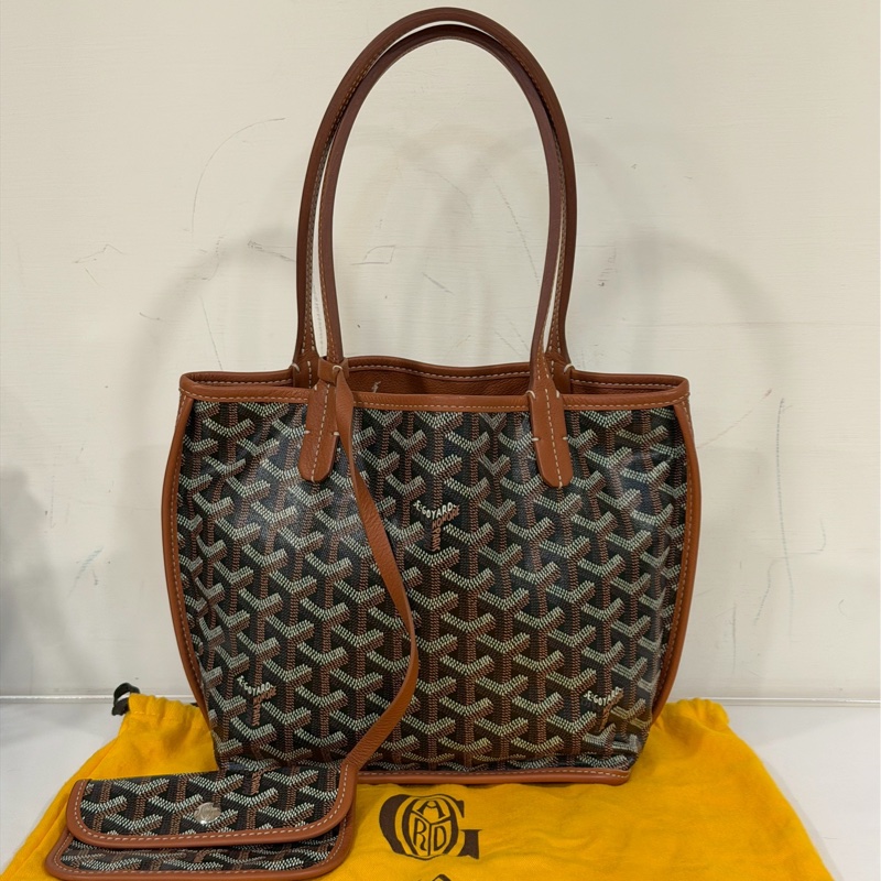 誰能拒絕🤩99新🆕Goyard經典老花mini托特包手提包-5