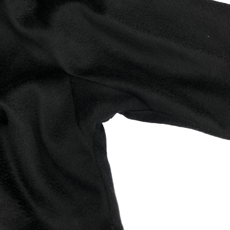 MAX MARA 101618036 羊絨駝色黑色大衣 黑色 其他款式 羊絨黑色 二手 女款-6