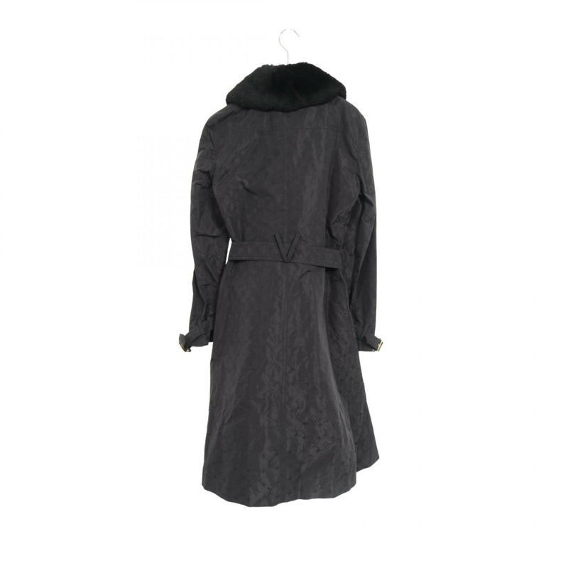 路易威登 Monogram 其他款式黑色絲綢聚酯外套，二手女款-1