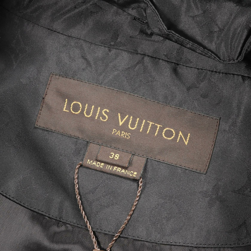 路易威登 Monogram 其他款式黑色絲綢聚酯外套，二手女款-2