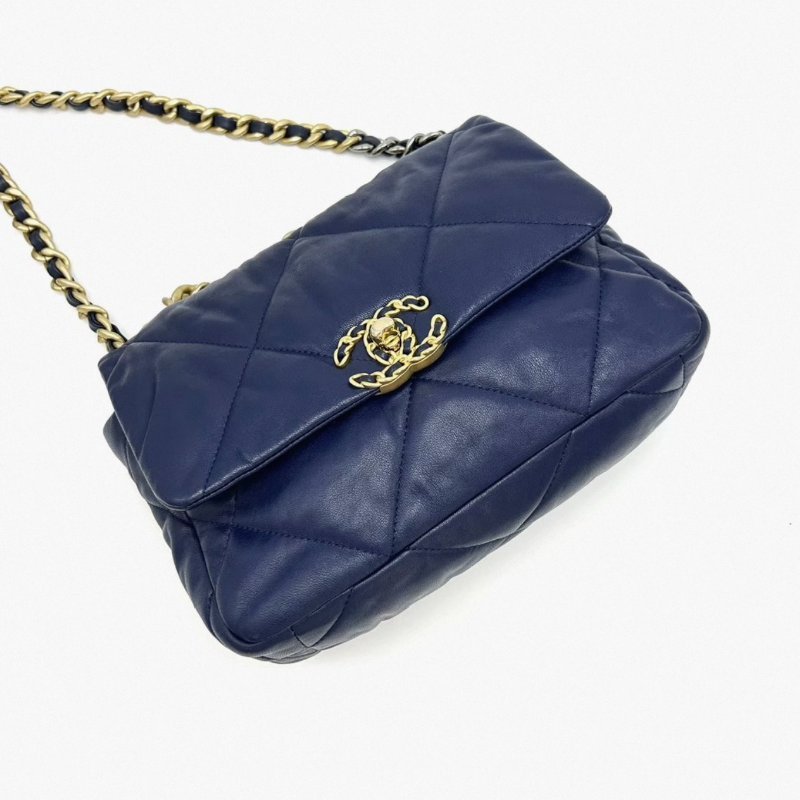 CHANEL 19bag小號手提肩背斜背包 25*15*7 98新配件塵袋-1