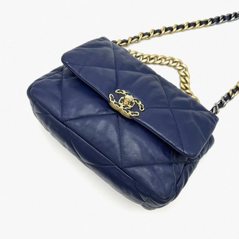 CHANEL 19bag小號手提肩背斜背包 25*15*7 98新配件塵袋-2