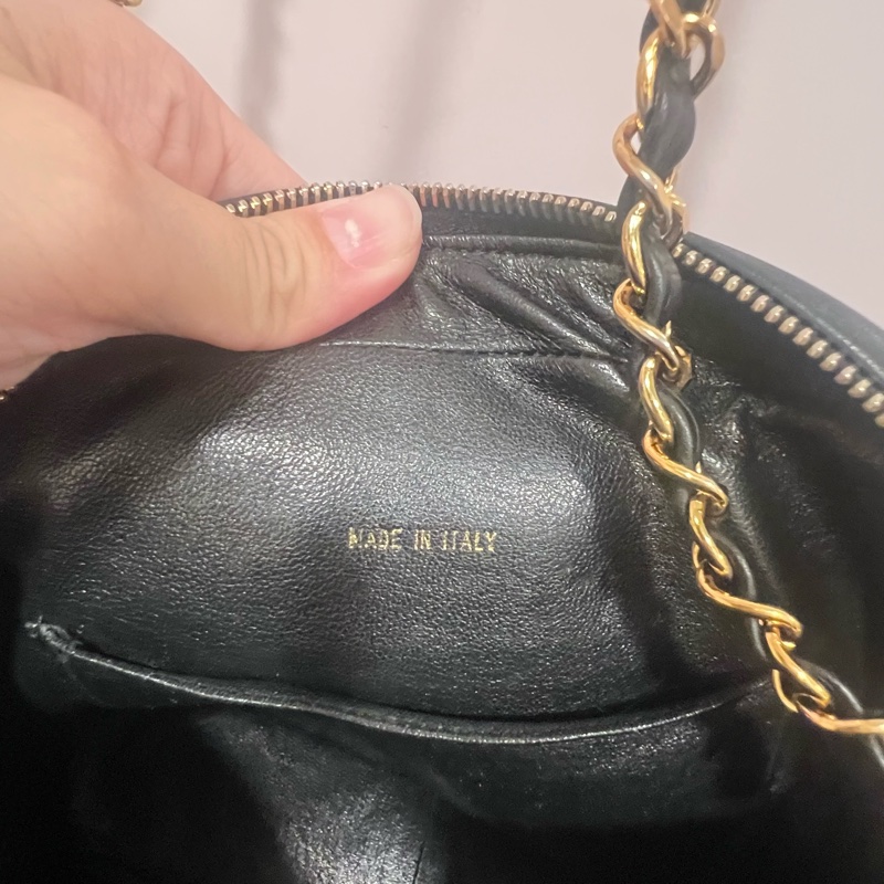 經典黑金老香相機包-9