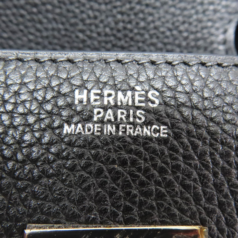 黑色 Togo牛皮 BirKin 30 柏金包 手提包 銀扣 口G刻【HERMES 愛馬仕】-7