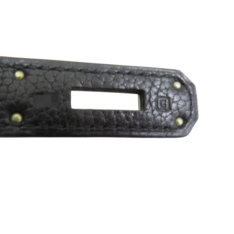 黑色 Togo牛皮 BirKin 30 柏金包 手提包 銀扣 口G刻【HERMES 愛馬仕】-8