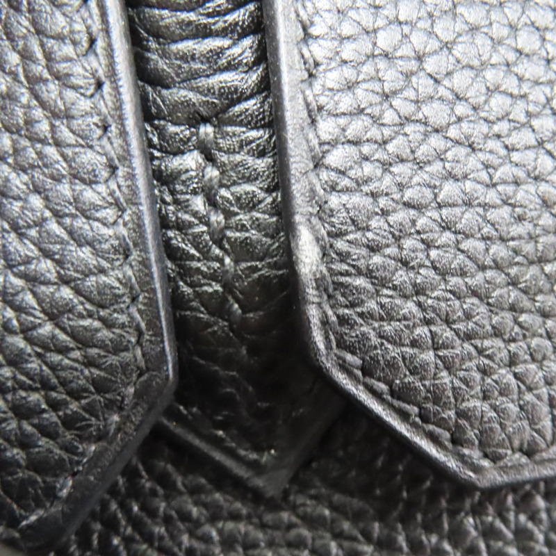 黑色 Togo牛皮 BirKin 30 柏金包 手提包 銀扣 口G刻【HERMES 愛馬仕】-15