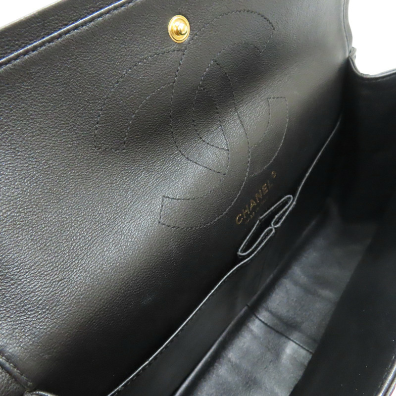 黑色 菱格紋 牛皮 2.55 28CM 金鍊 肩背包 【CHANEL 香奈兒】 A37587-4