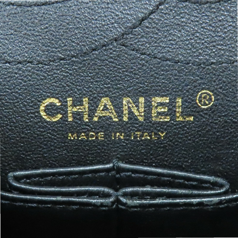 黑色 菱格紋 牛皮 2.55 28CM 金鍊 肩背包 【CHANEL 香奈兒】 A37587-9