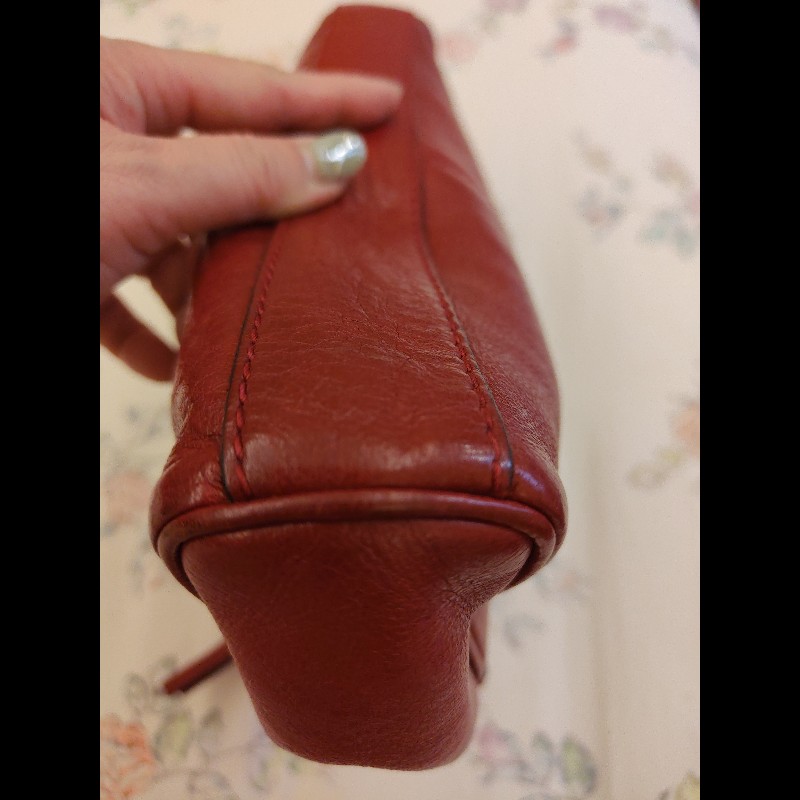 Gucci Re(belle) 紅色皮革虎頭手提包-8