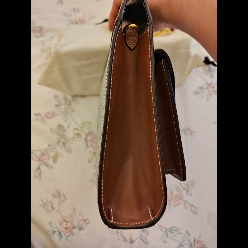 Burberry Mini Pocket 學院風印花帆布兩用包-3