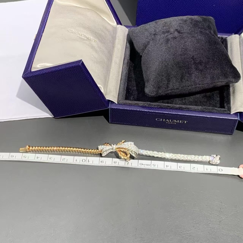 Chaumet尚美Insolence系列蝴蝶結系列手鍊 15.5 cm 專櫃27.7w！太美了！適合小手圍的寶子 專櫃停產絕版，2023 購入-3