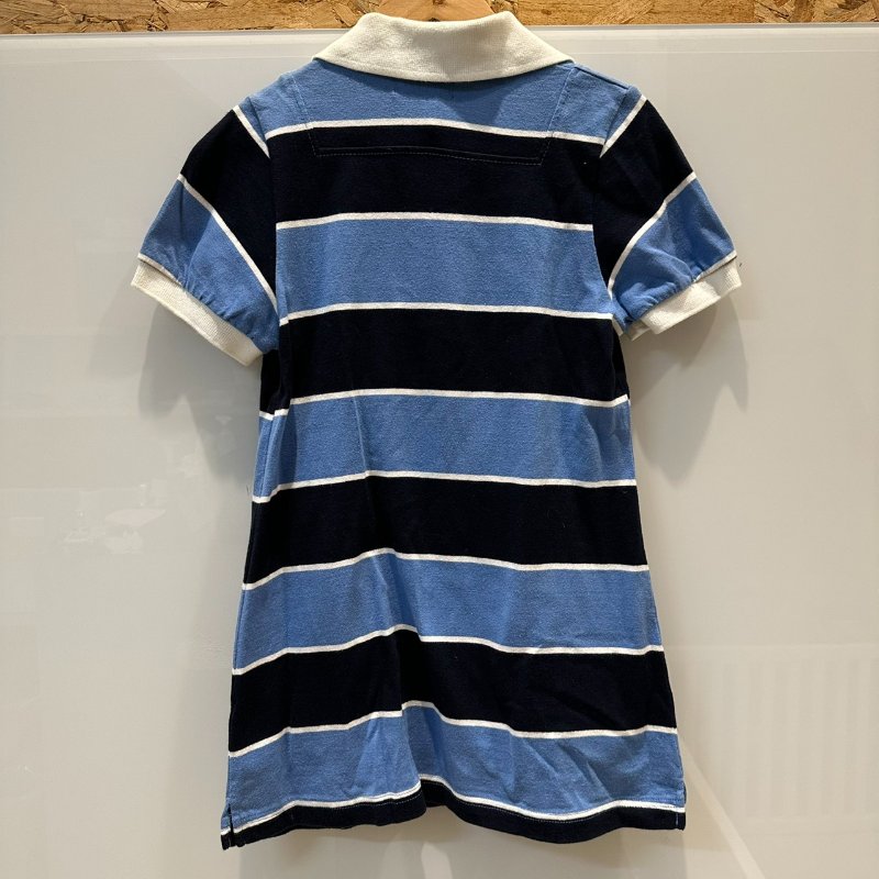 【美收精品】BURBERRY 藍白色條紋polo衫 4-281【隔月月中將轉賣至日本 上架期限30天】-1