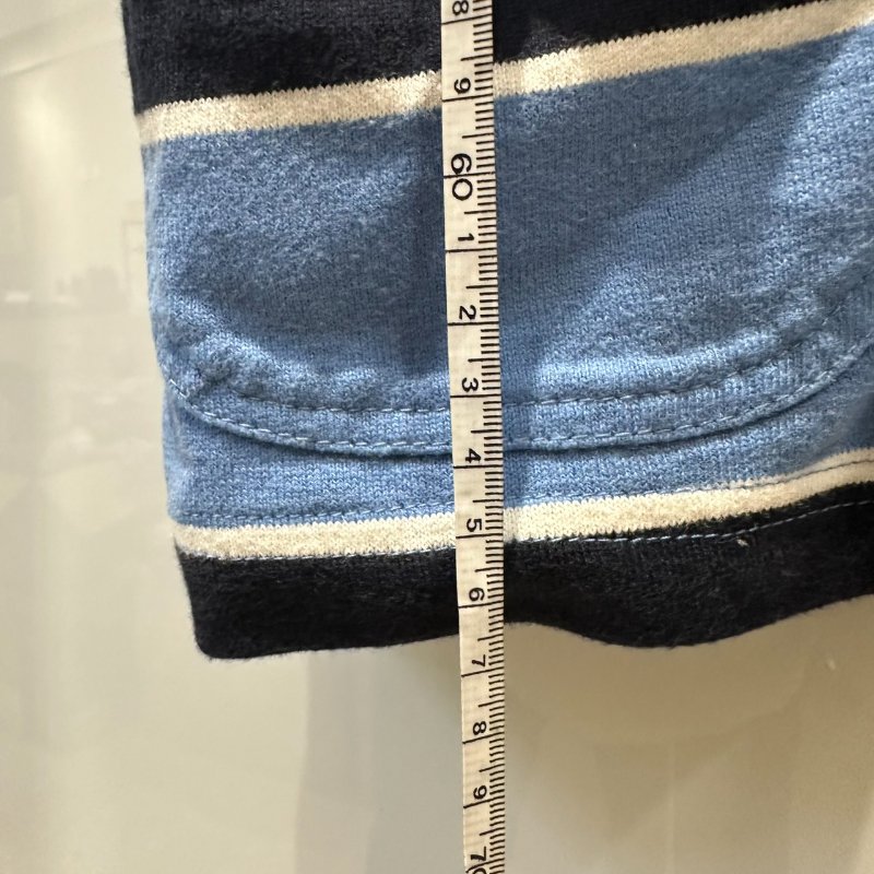 【美收精品】BURBERRY 藍白色條紋polo衫 4-281【隔月月中將轉賣至日本 上架期限30天】-10