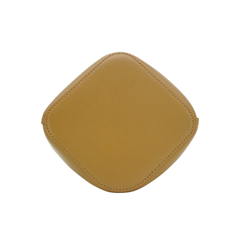 Loewe 展示品 Pebble Mini 光滑小牛皮米你二用水桶包(橡木色)-3