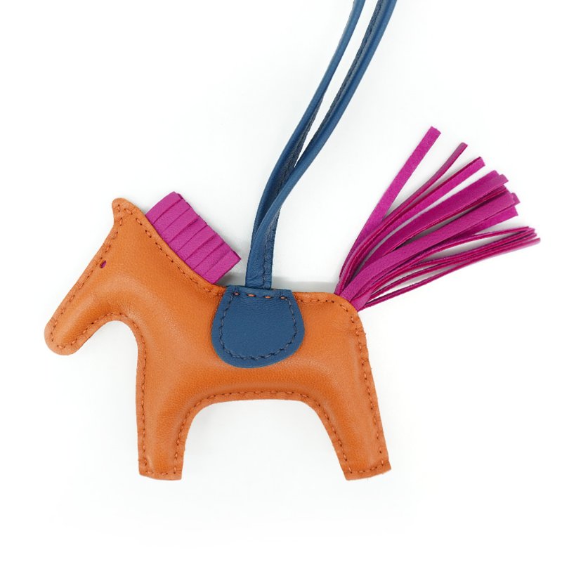 Hermes Rodeo PM 小馬吊飾(餅乾色/馬爾他藍/玫粉)-1