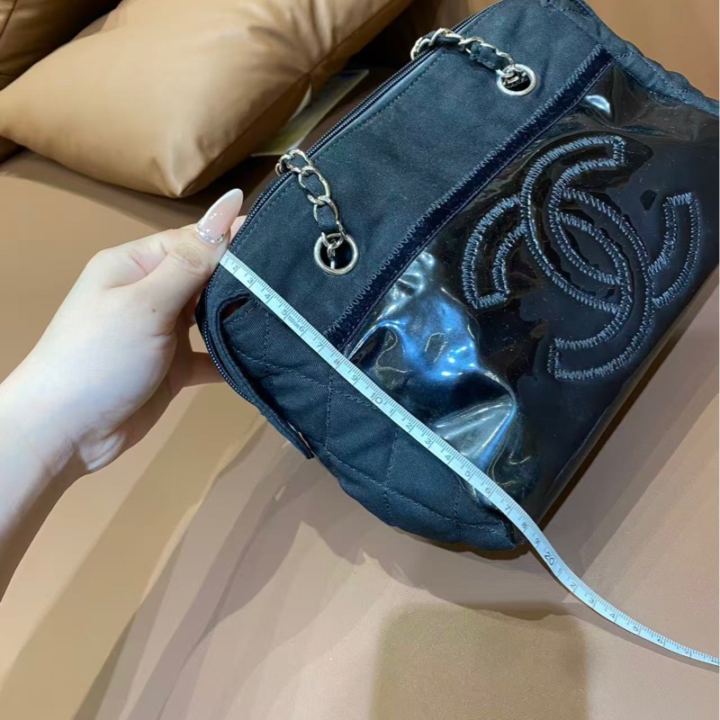 98 新Chanel香奈兒相機包單肩包 tote，單肩包，鐳射 13 開頭-17