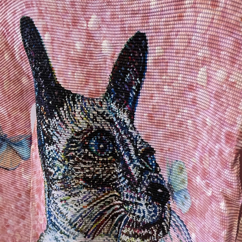 ▪️富貴選物FUGUEI▪️ 三宅一生ME 藝術家聯名 橫尾美美 粉色貓咪上衣-4