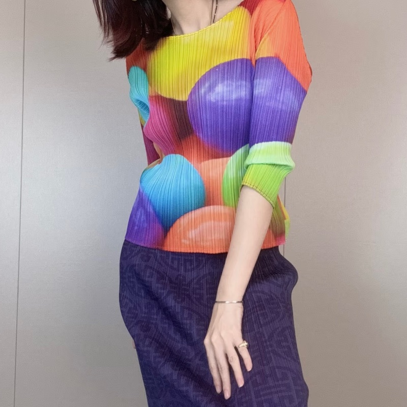 ▪️富貴選物FUGUEI▪️三宅一生PP 彩色氣球上衣-0