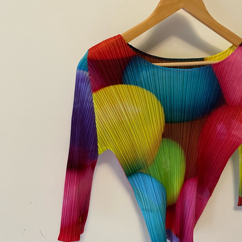 ▪️富貴選物FUGUEI▪️三宅一生PP 彩色氣球上衣-2