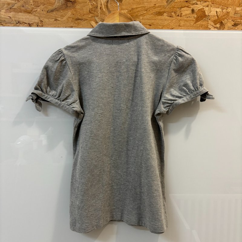 【美收精品】BURBERRY 灰色polo衫 4-283【隔月月中將轉賣至日本 上架期限30天】-1