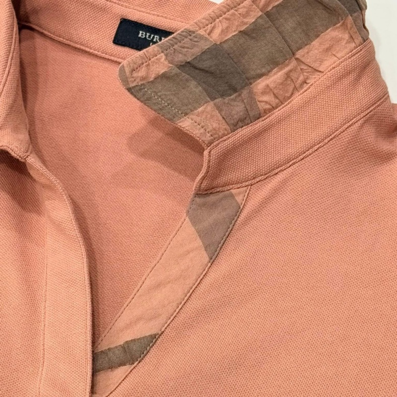 Burberry 倫敦 反褶格紋7分袖戰馬上衣-4