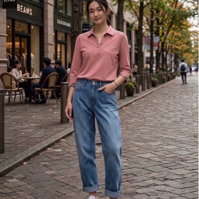 Burberry 倫敦 反褶格紋7分袖戰馬上衣-0