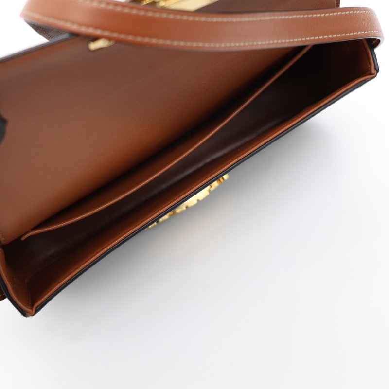 Celine 思琳 CLAUDE 標誌印花 牛皮革 肩揹袋 單肩包 腋下包-13