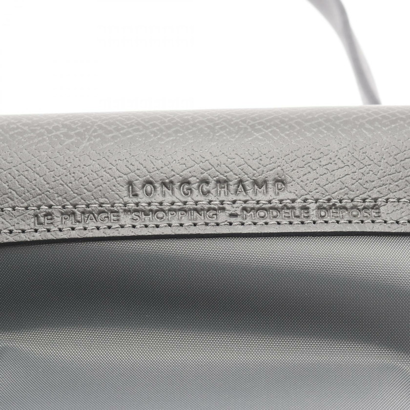Longchamp Le Pliage 綠色 L 號肩背包 L1899919P66 尼龍皮革 灰色 全新 女士-3