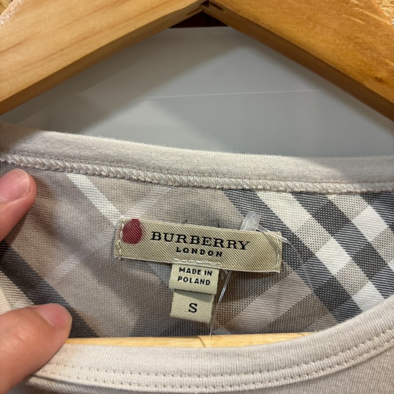 【美收精品】BURBERRY 米白長袖上衣 4-296【隔月月中將轉賣至日本 上架期限30天】-5