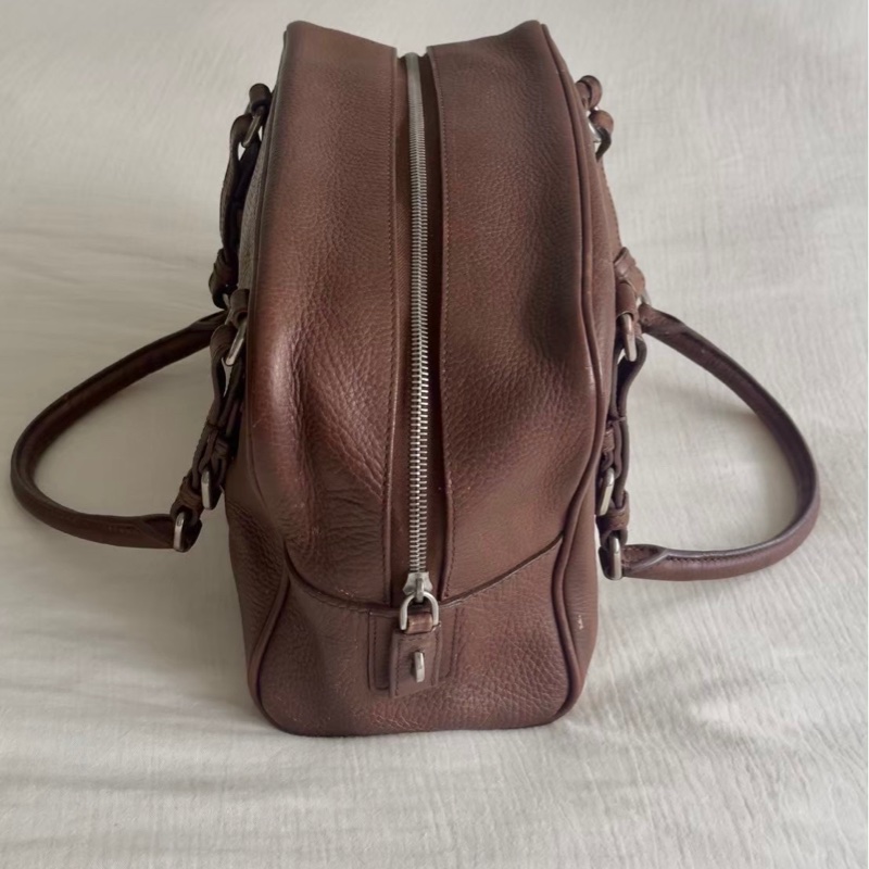 Vintage Prada浮雕巧克力波士頓🍫-4