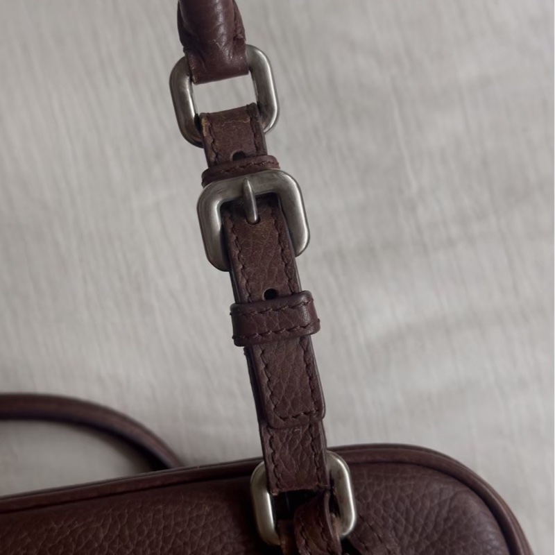 Vintage Prada浮雕巧克力波士頓🍫-9