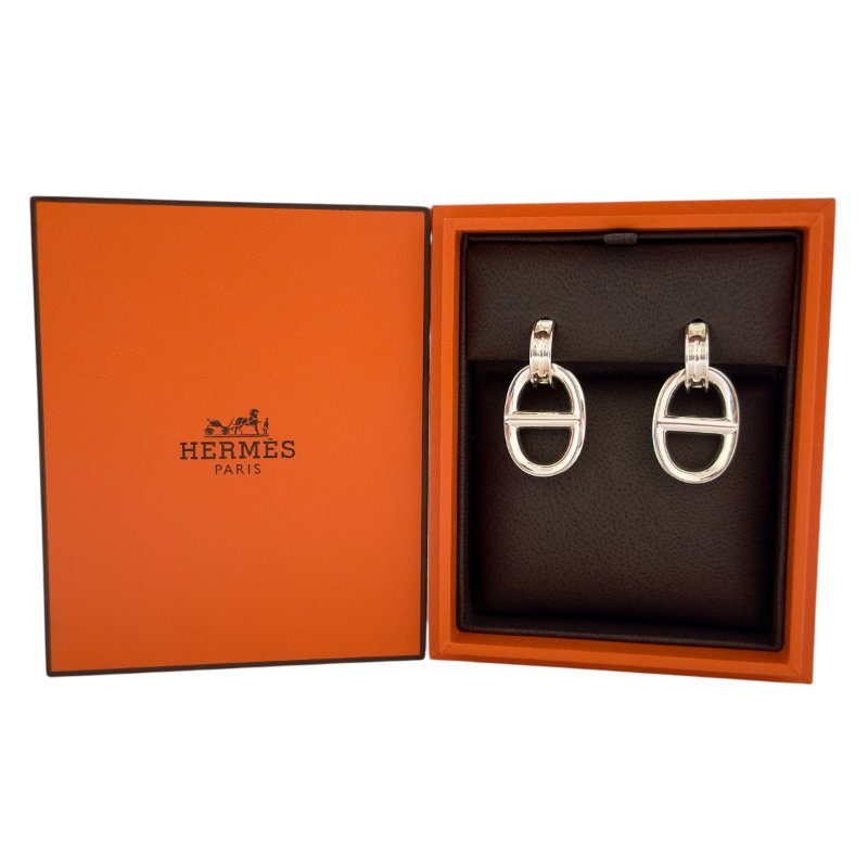 HERMES Reponse 豬鼻子🐽 純銀 耳環-0