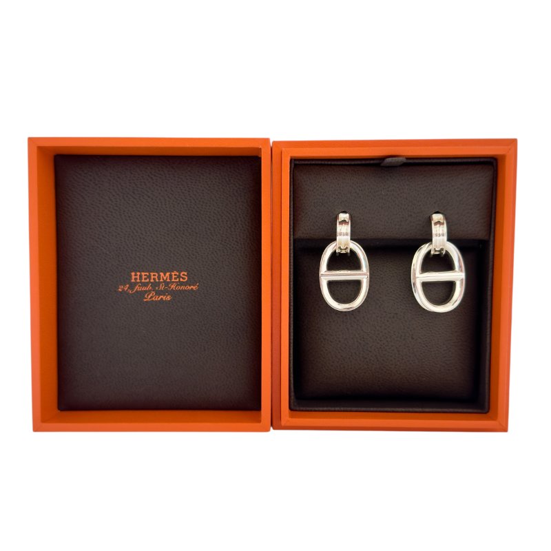 HERMES Reponse 豬鼻子🐽 純銀 耳環-1