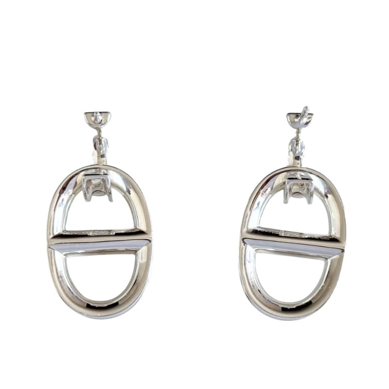 HERMES Reponse 豬鼻子🐽 純銀 耳環-2